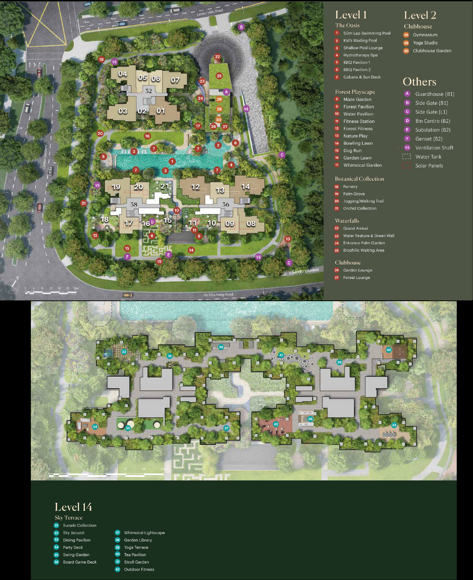 Lentoria D26 Lentor Hills Road site plan